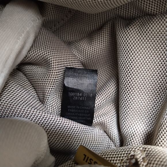 Fossil Brown Tan Leather Front Pocket Zipper Closure Crossbody Bag - Picture 16 of 16